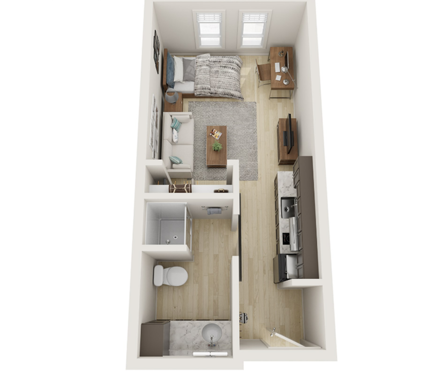 Studio A2 Floorplan