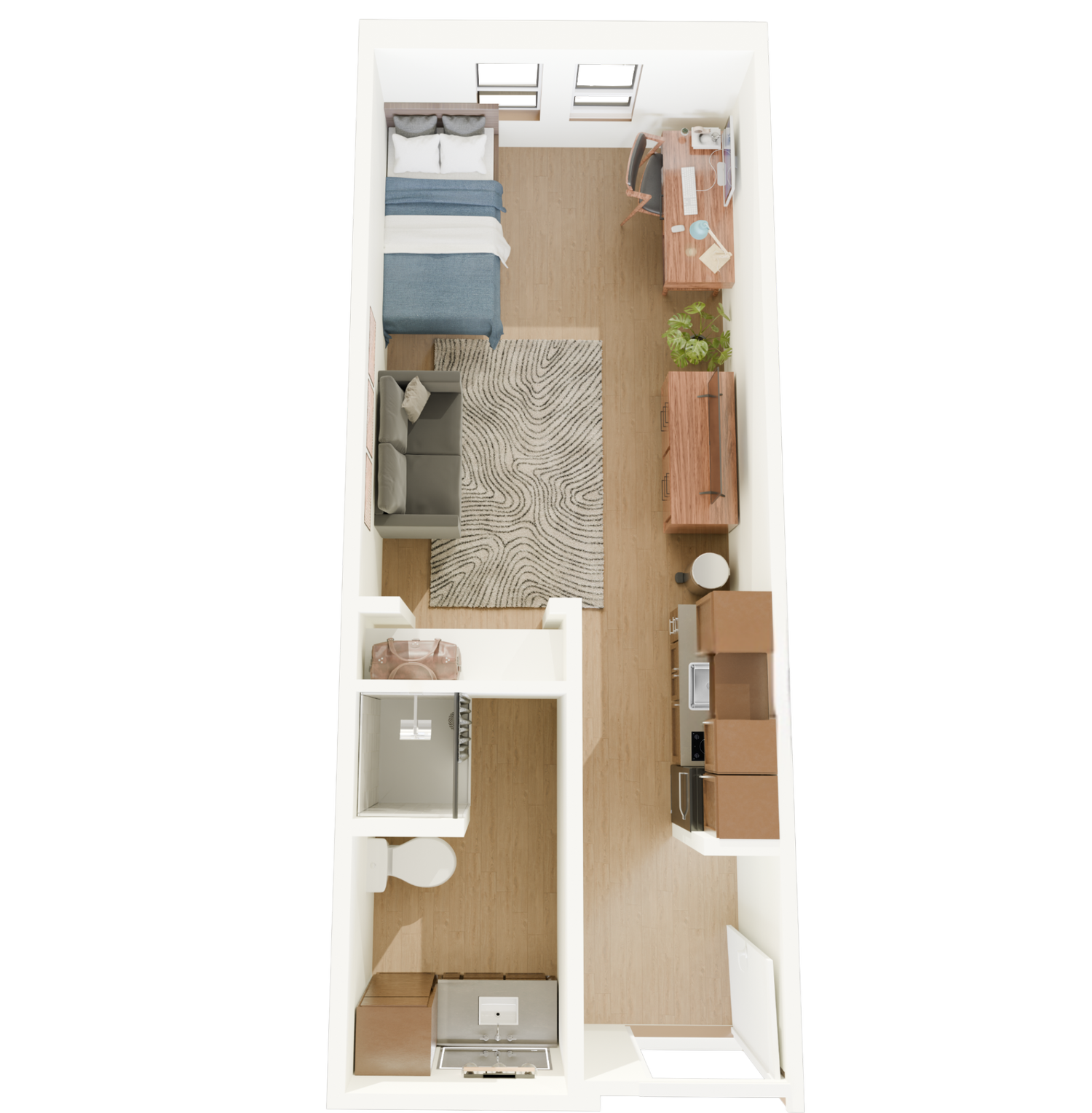 Floorplan for Unit C1