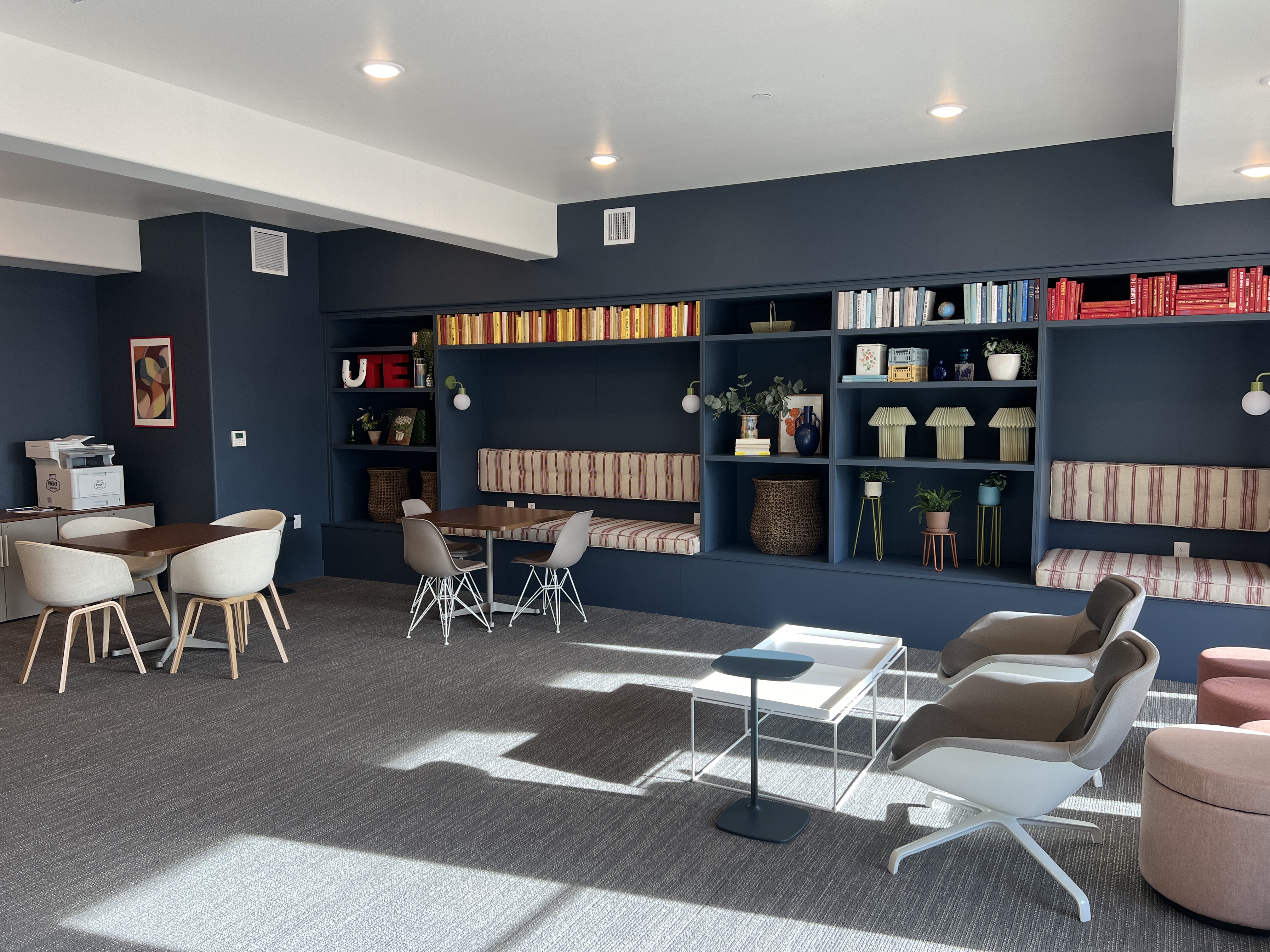 Lobby with comfortable seating